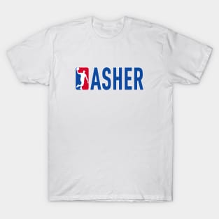 Asher NBA Basketball Custom Player Your Name T-Shirt T-Shirt